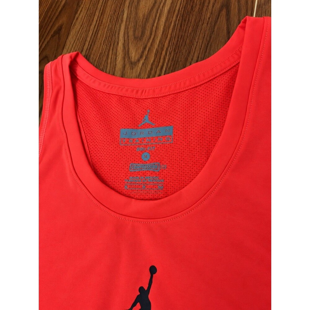 Jordan Training Dri-FIT Men's S Red Compression Tank Top Basketball - Picture 4 of 5